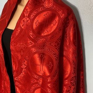 Exclusive Red Prayer Shawl 🔥